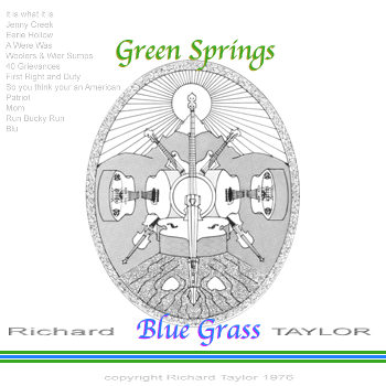 Green Springs Blue Grass Band Blue Grass Boys Music CD Album