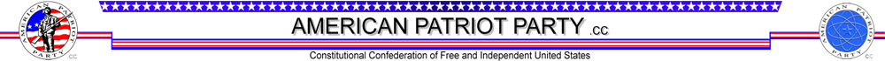 American Patriot Party USA Anonymity Tax, Taxes, Tea Party Tax 1776 FAQ 
